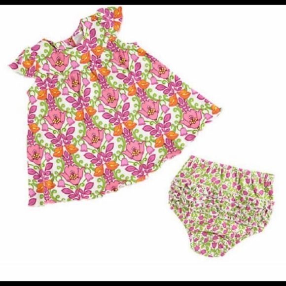 Vera Bradley Other - Vera Bradley Lilli Bell Dress & Bloomer Set 9-12mo